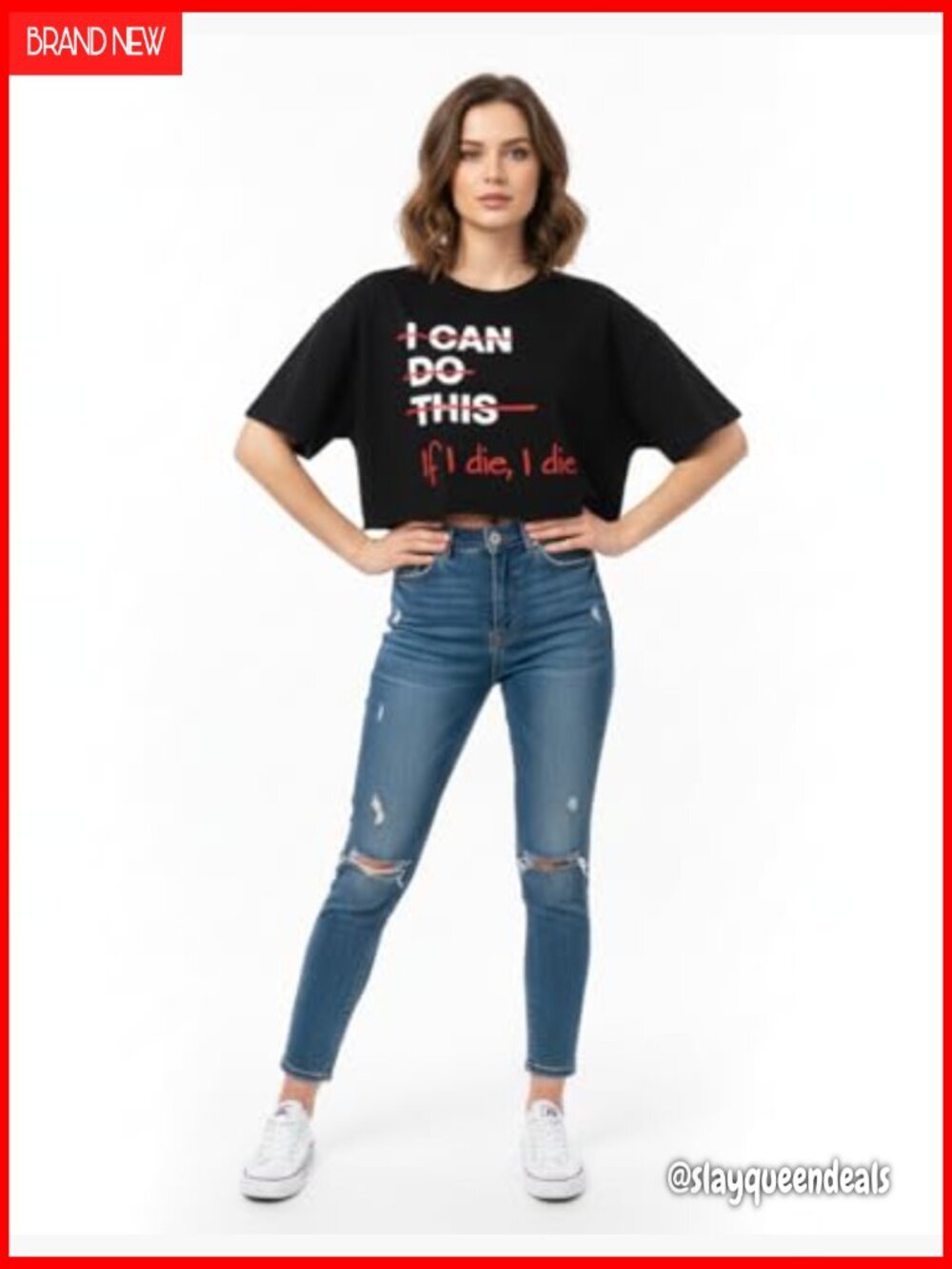 Funny Sarcastic Crop Top Tank for Workout Yoga Streetwear - Picture 5 of 7